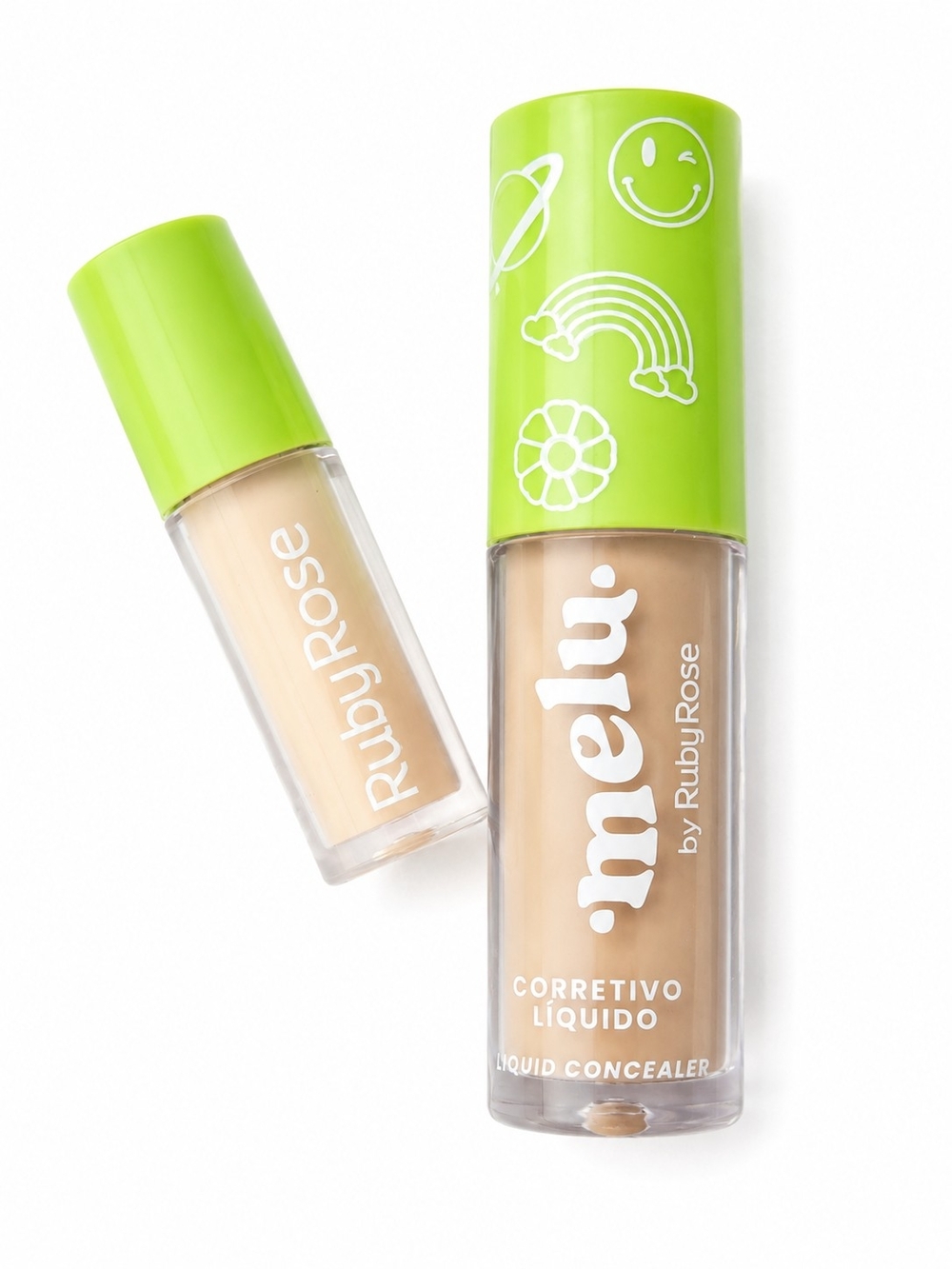 Ruby Rose Melu Liquid Concealer Set - Amendoim 2 & Baunilha 1 Mini Size